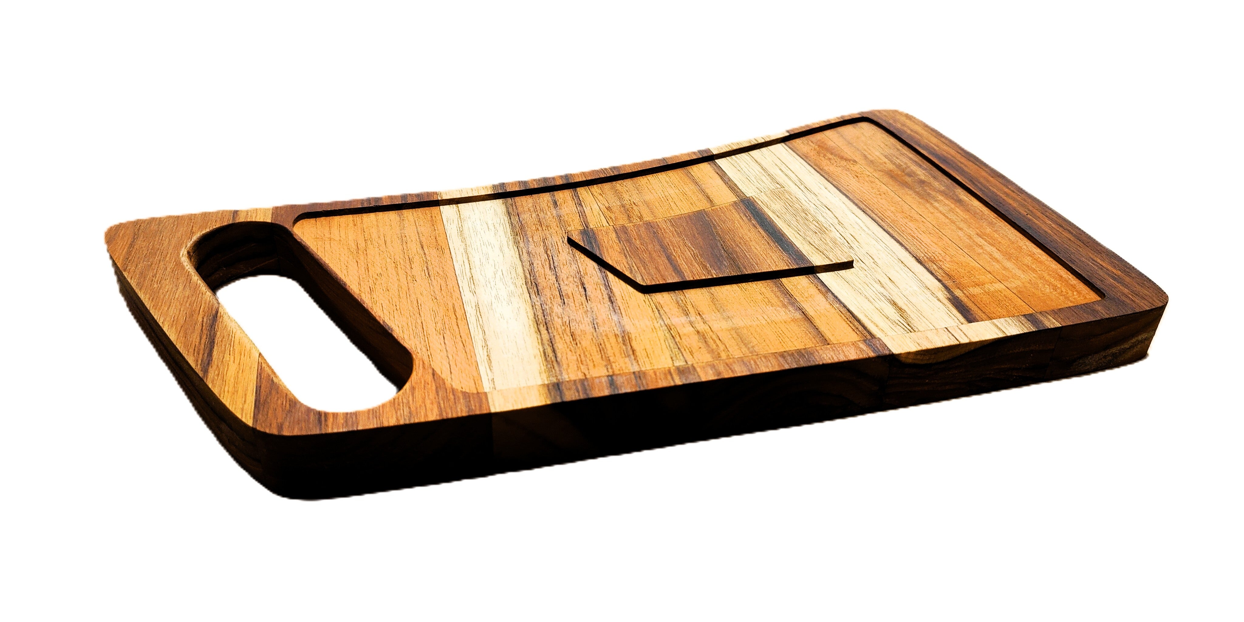 Rectangular Board with wide Handle, Handmade USA - Free Engraving (MSTRAY009)