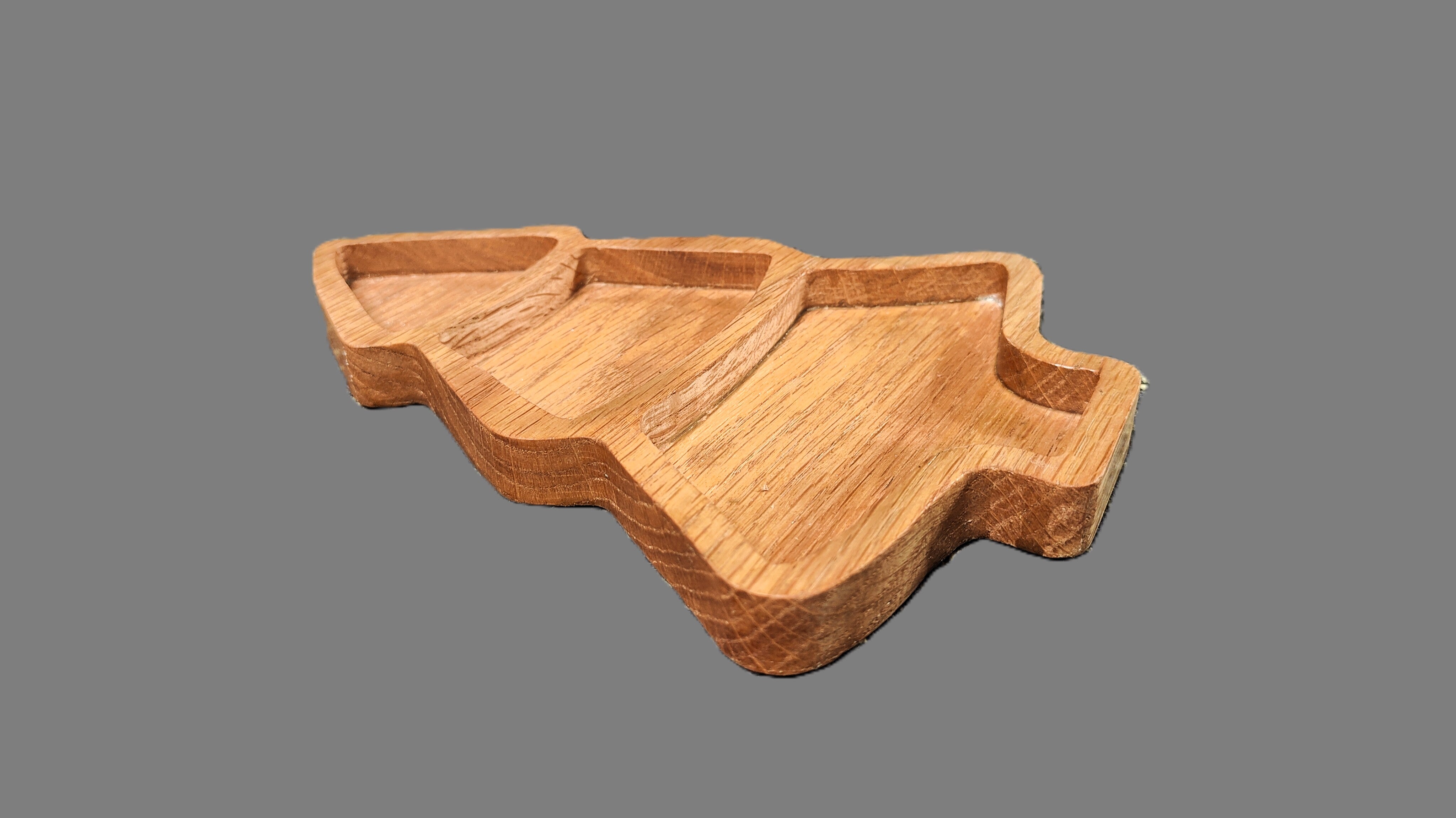 Christmas Tree Trio Tray, Handmade USA - Free Engraving (SSTRAY018)