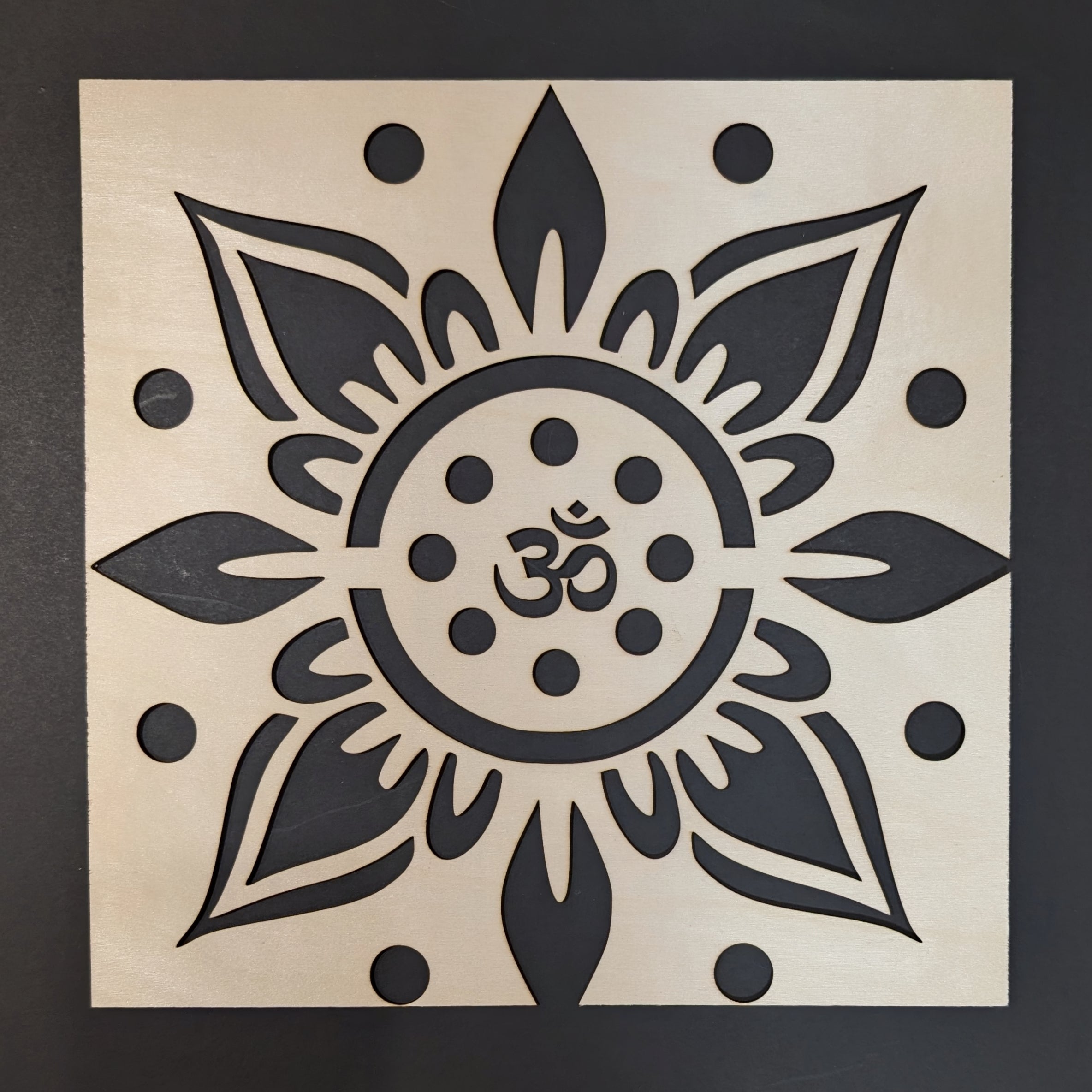 Rangoli Stencils (12x12 in) - made with premium Plywood in USA