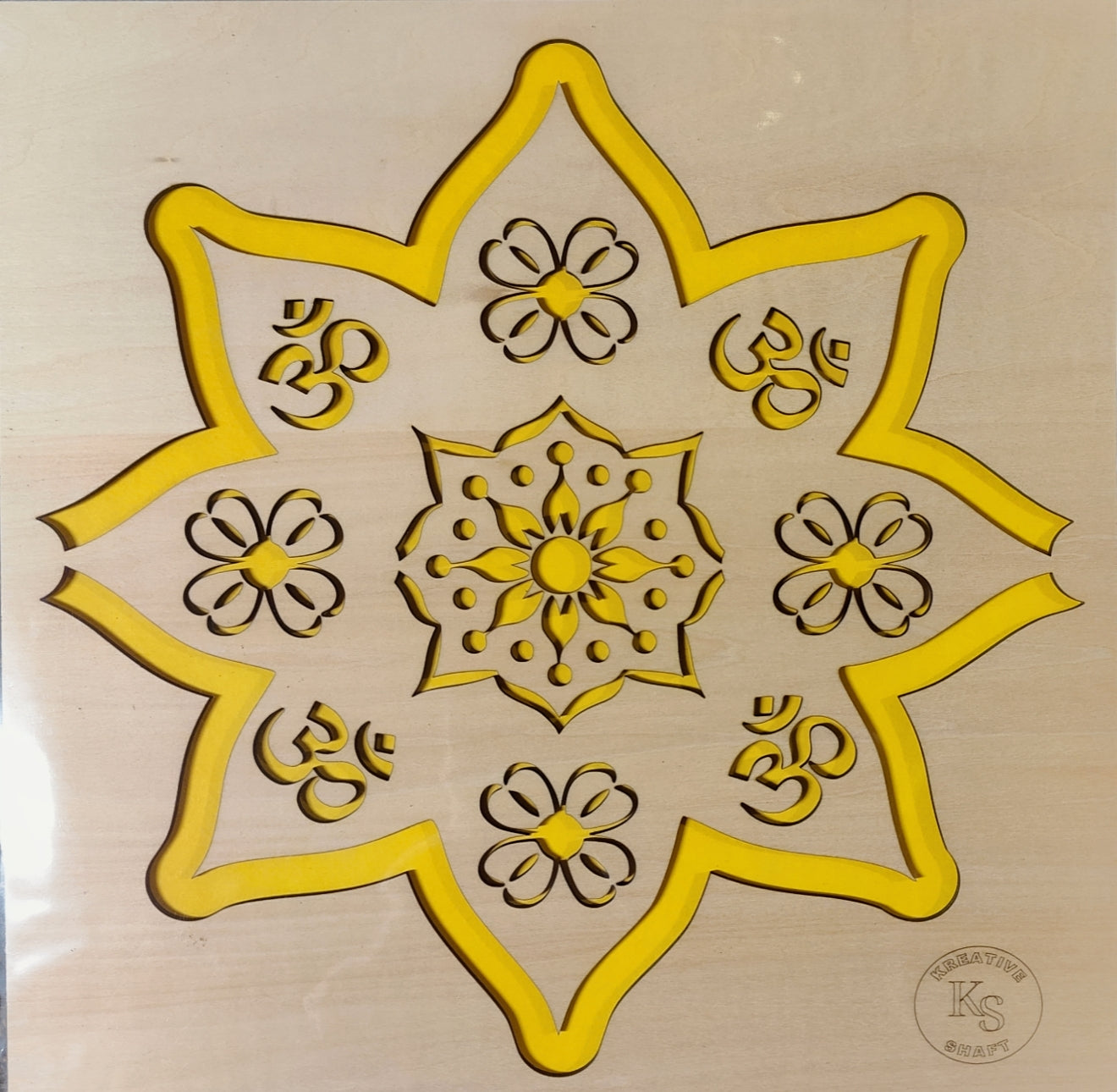 Rangoli Stencils (12x12 in) - made with premium Plywood in USA