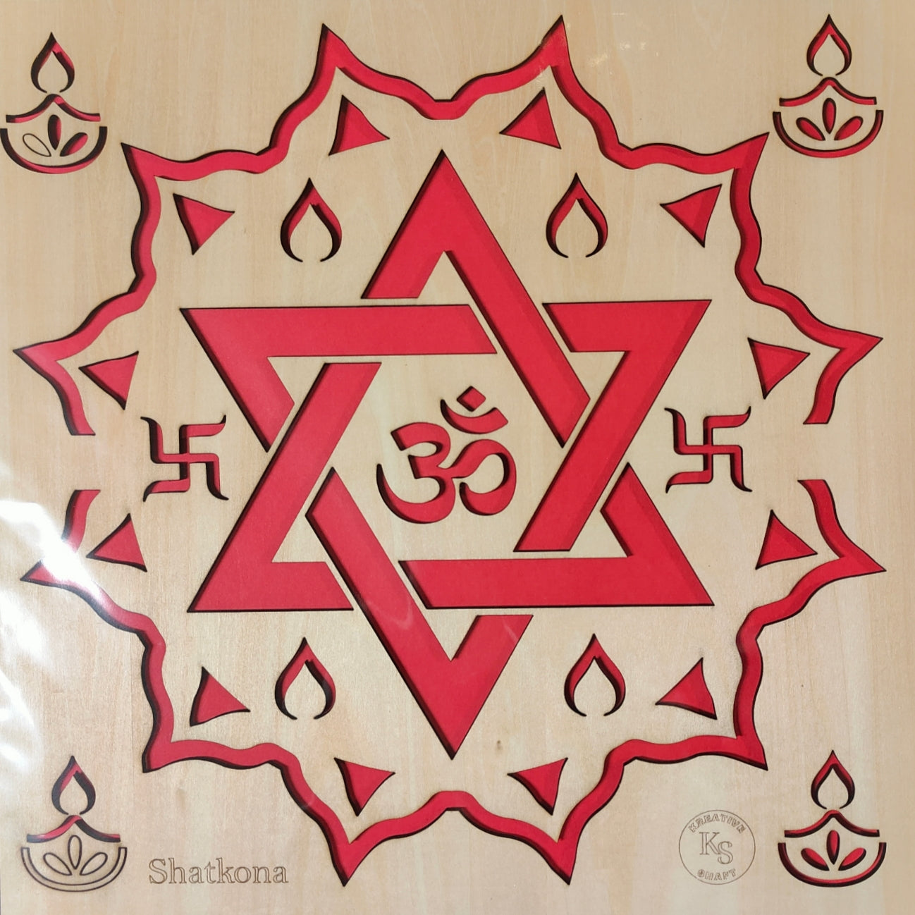 Rangoli Stencils (12x12 in) - made with premium Plywood in USA