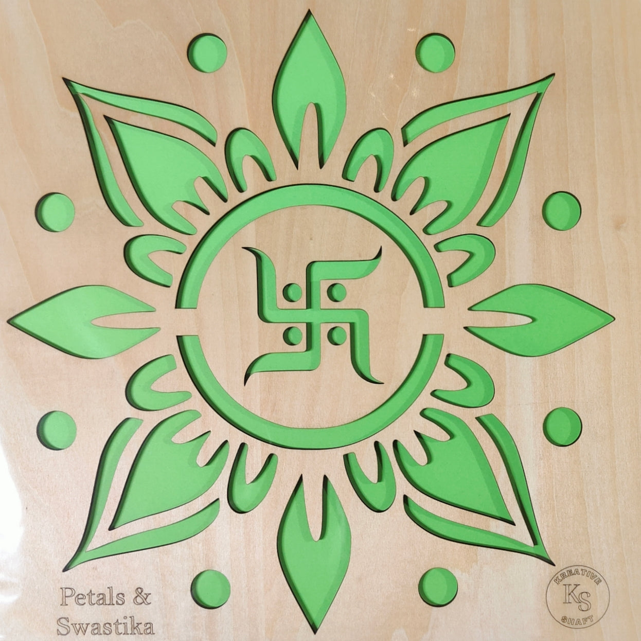 Rangoli Stencils (12x12 in) - made with premium Plywood in USA