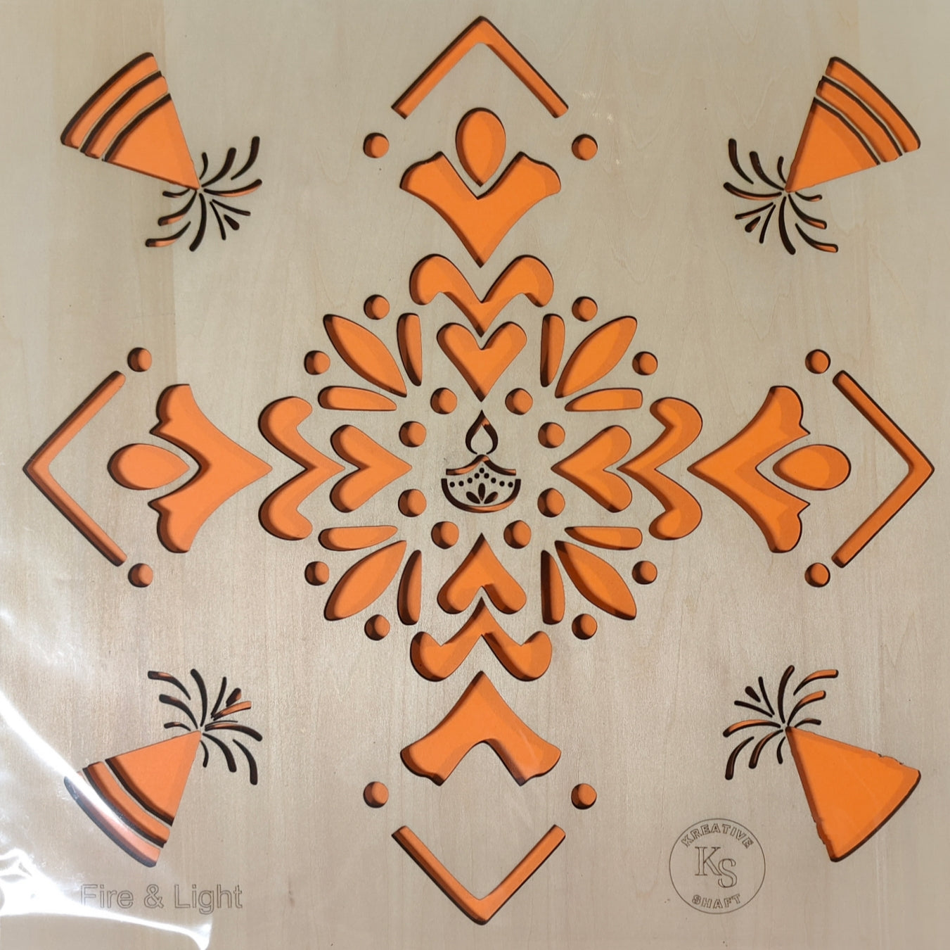 Rangoli Stencils (12x12 in) - made with premium Plywood in USA
