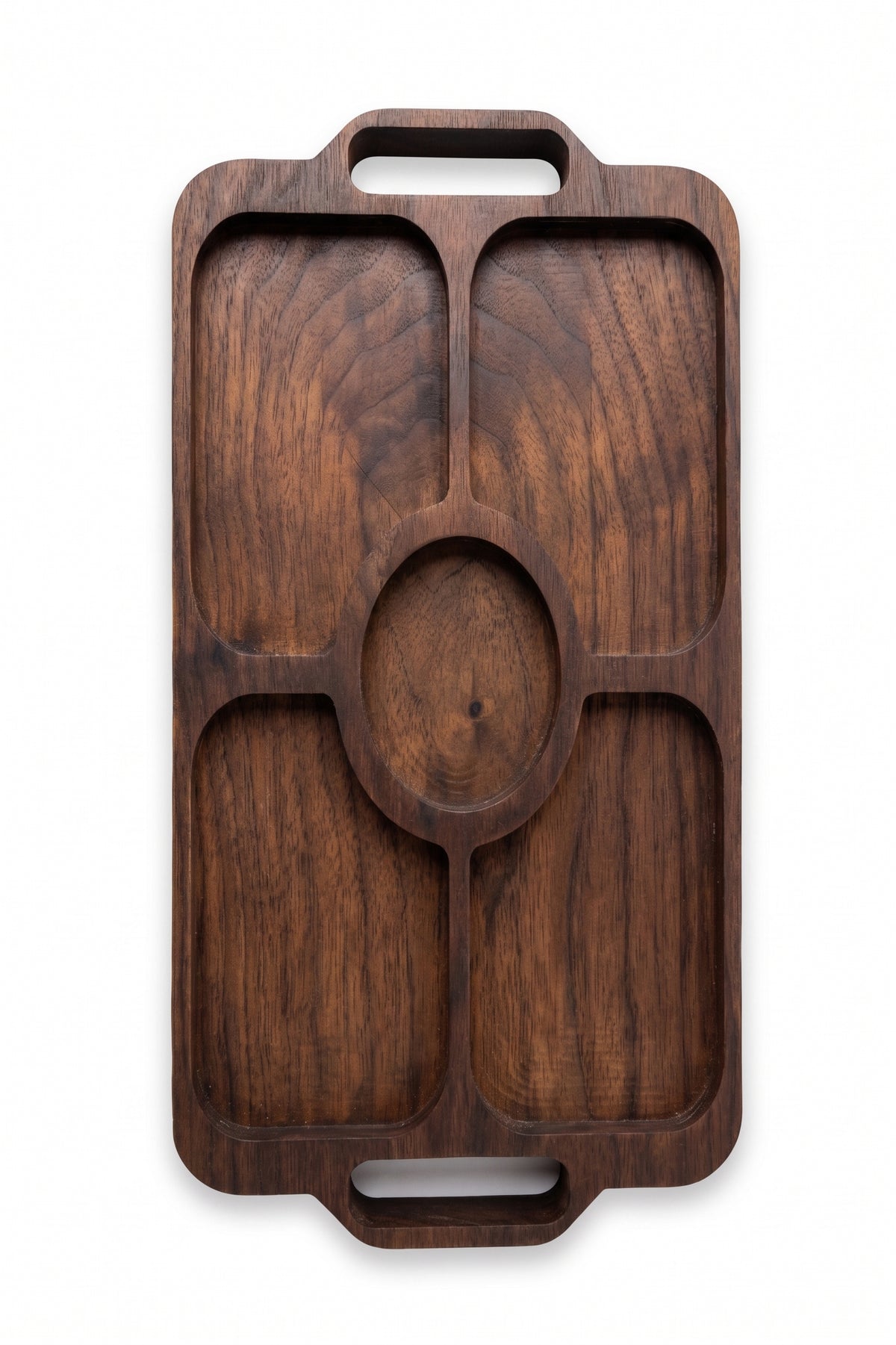 Large Quartet Rectangular Tray with handles, Handmade Charcuterie Board for Entertaining