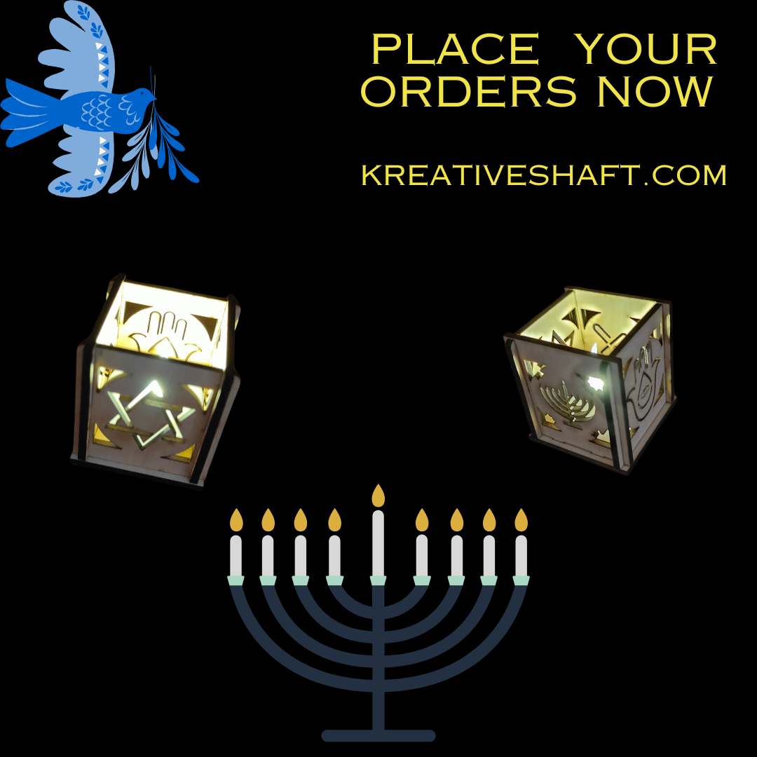 Hanukkah Inspired Tea Lights