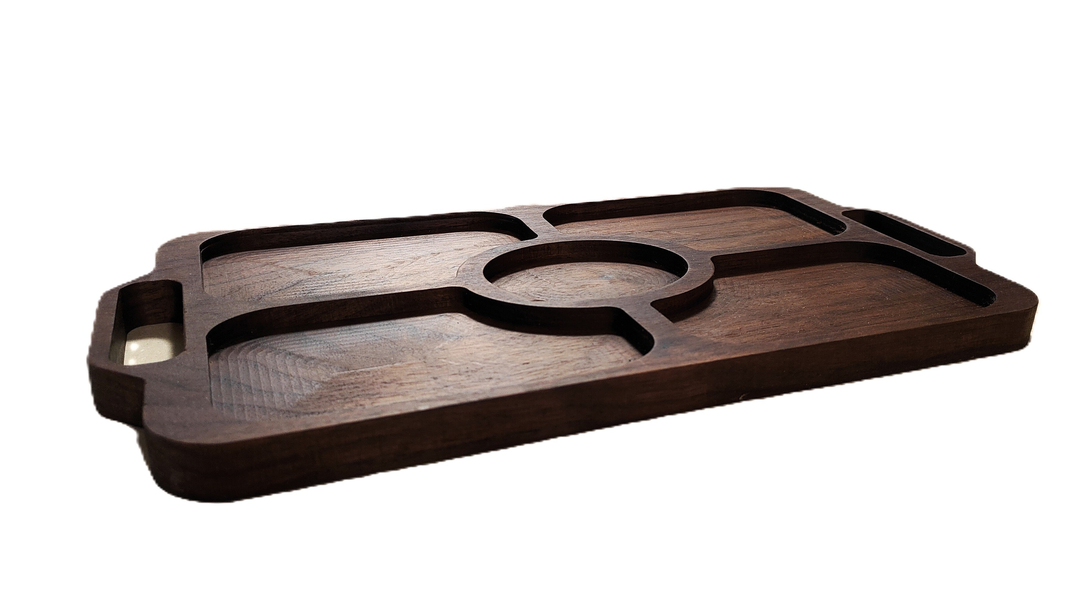 Large Quartet Tray with handles, Handmade USA - Free Engraving (LSTRAY012)