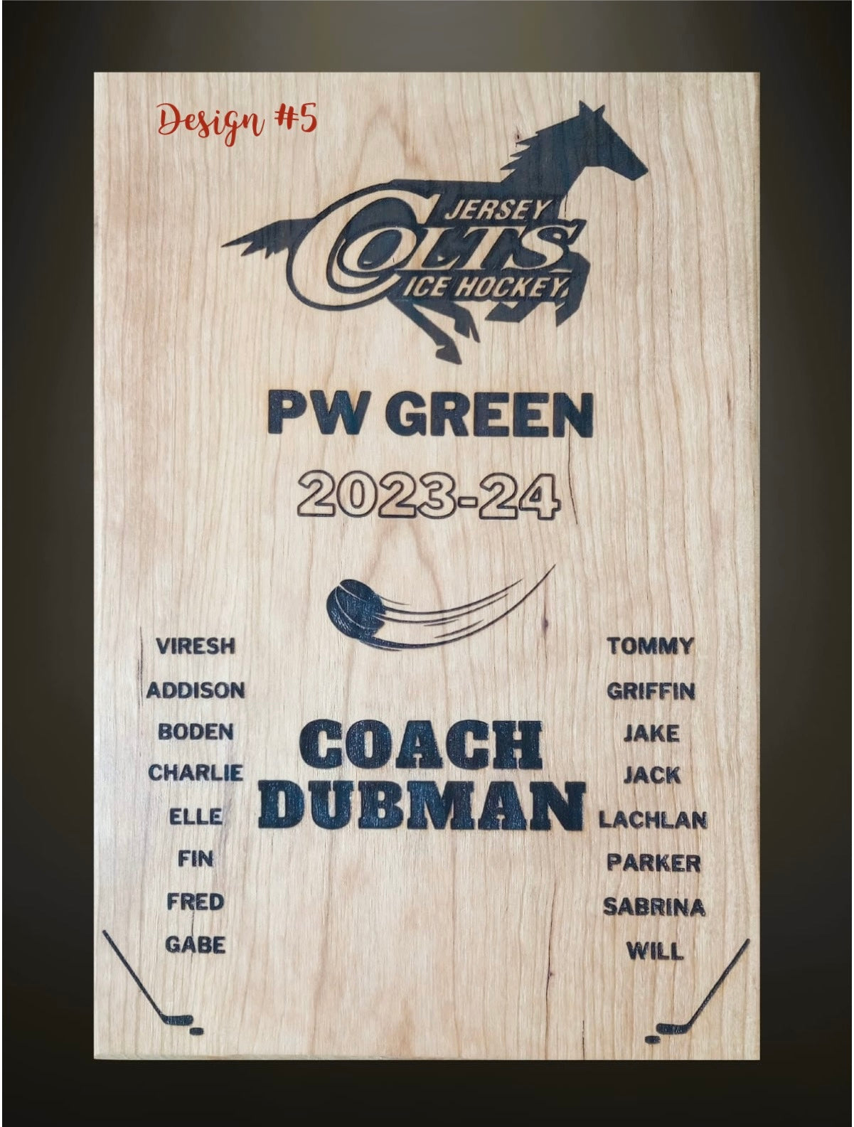 Custom 12x8in Wood Engraved Plaque